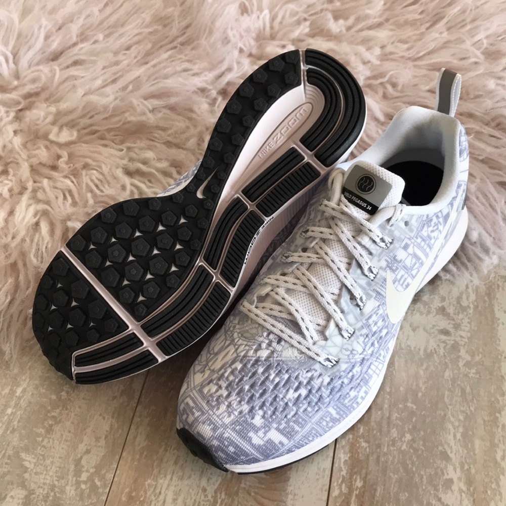 NWT👻Nike ID shield Pegasus 34 Custom! - Picture 5 of 7